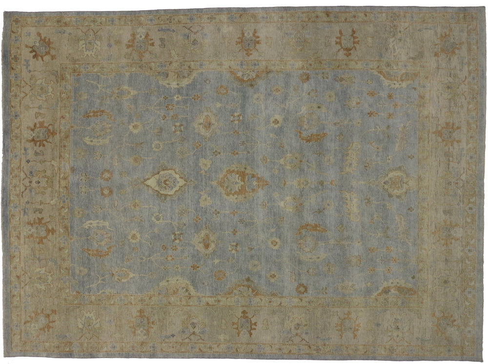 10 x 14 Transitional Oushak Rug 30143