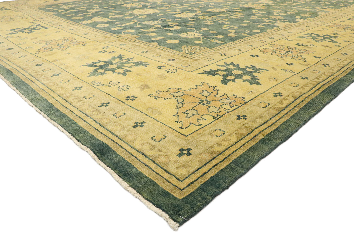 14 x 18 Vintage-Inspired Oushak Rug 30181