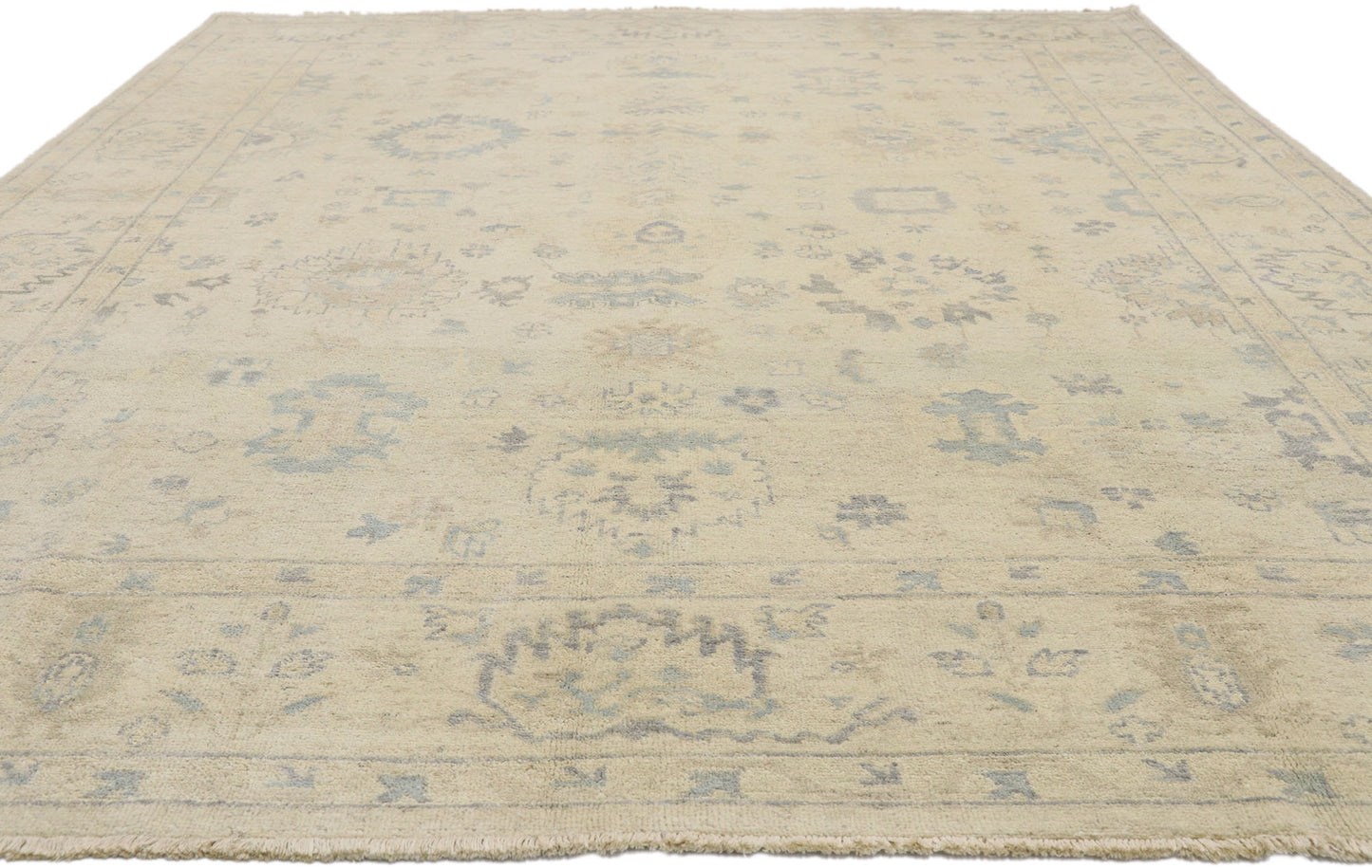 8 x 10 Vintage-Inspired Oushak Rug 30201