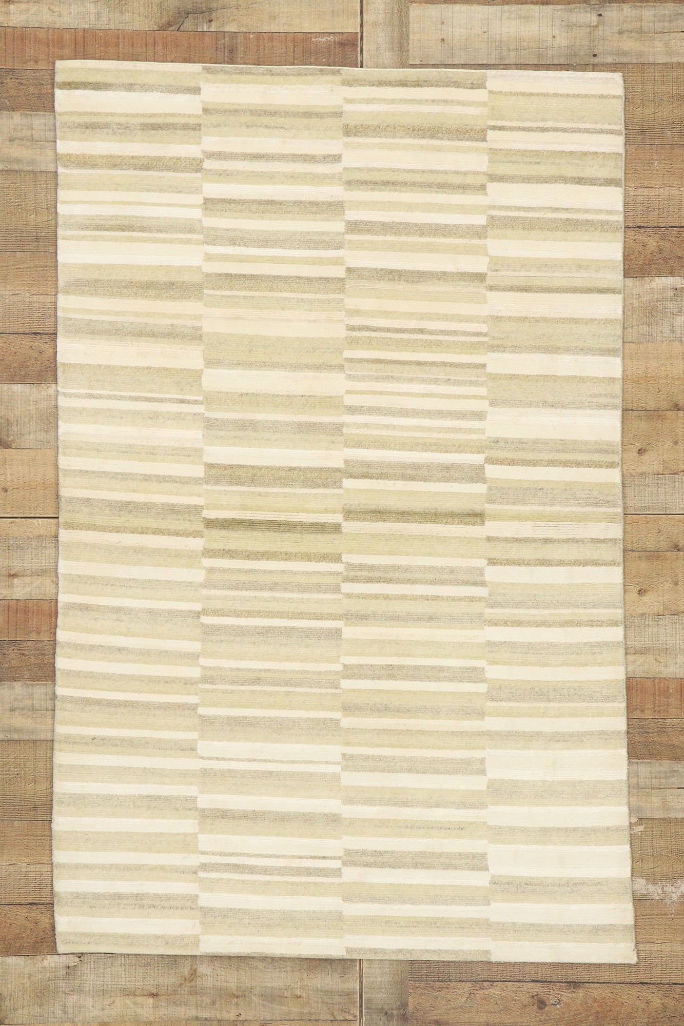 4 x 6 Striped Transitional Rug 30241