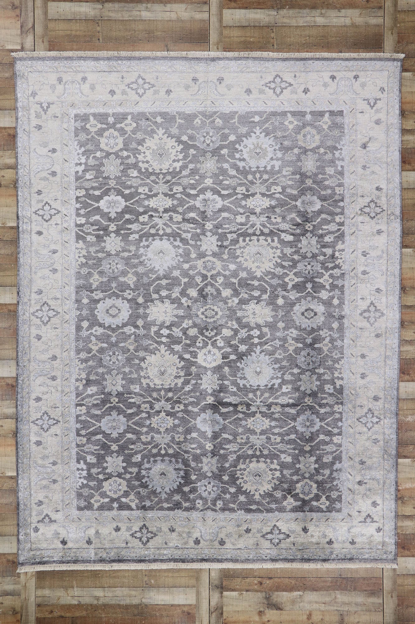 9 x 12 Transitional Oushak Rug 30246