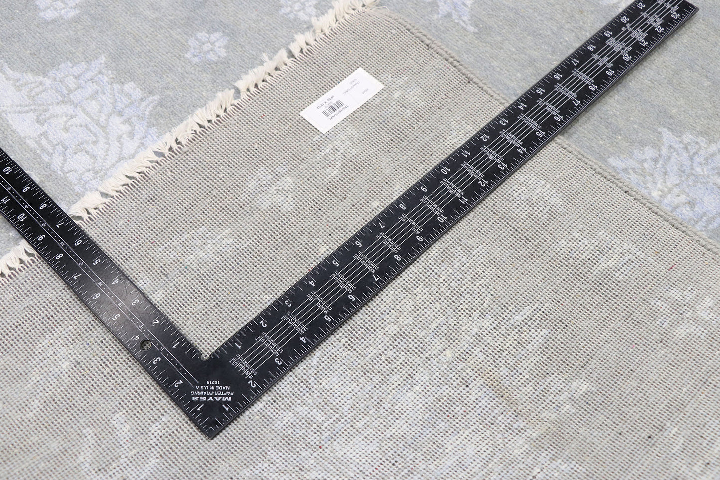 9 x 12 Wool and Silk Transitional Area Rug 30278