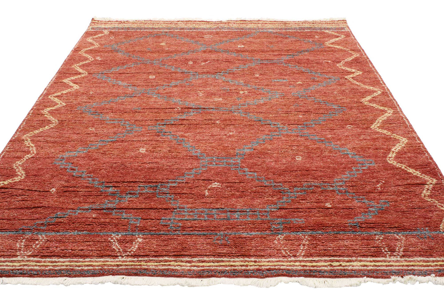 6 x 9 New Moroccan Rug 30309