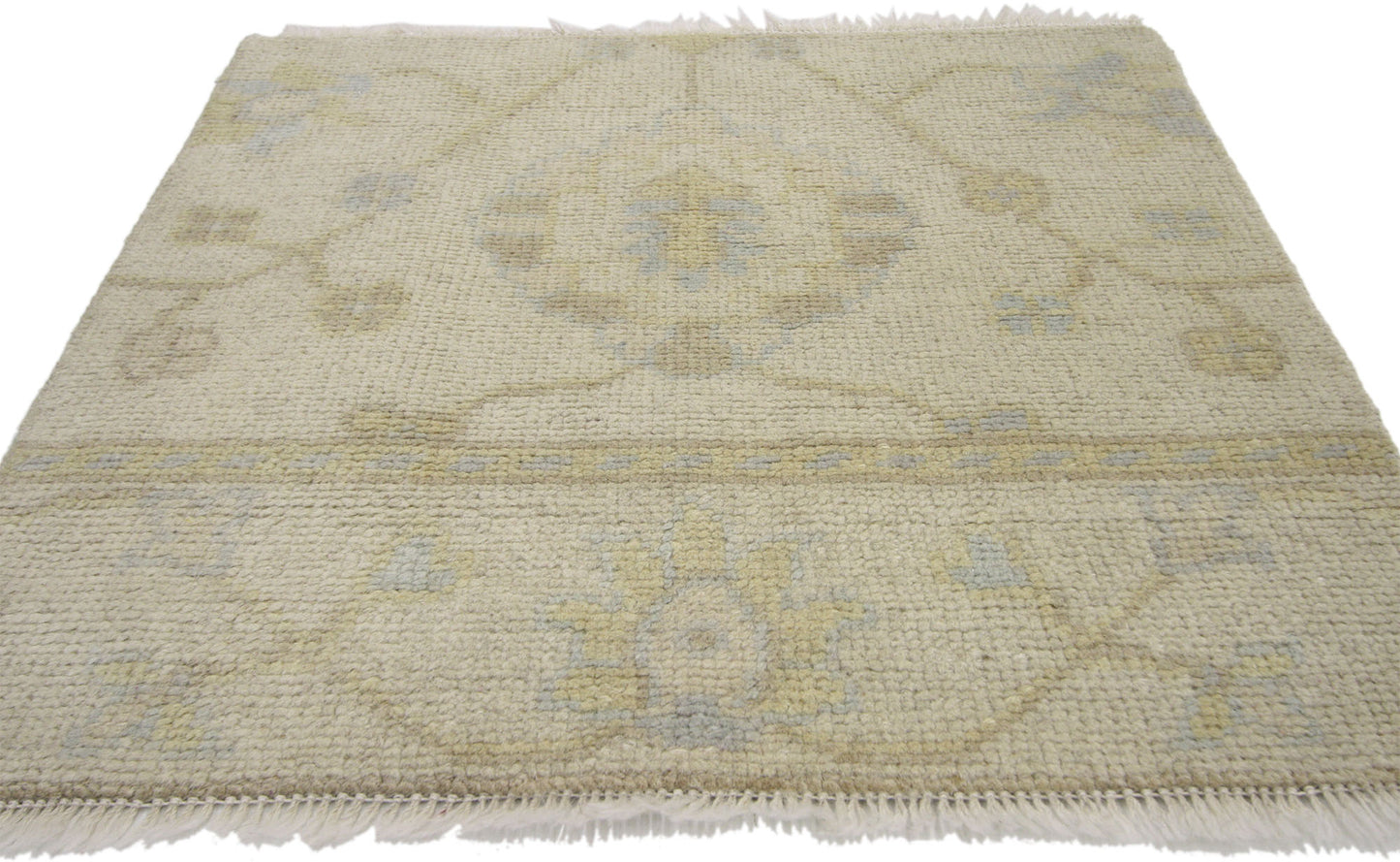2 x 2 Modern Oushak Wagireh Rug 30396