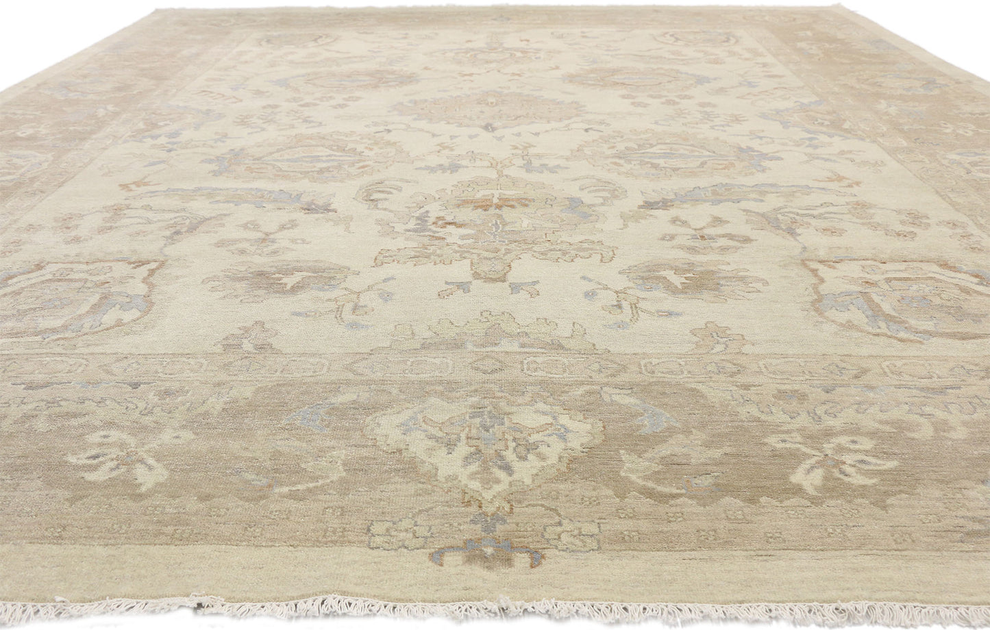 12 x 15 Vintage-Inspired Oushak Rug 30425