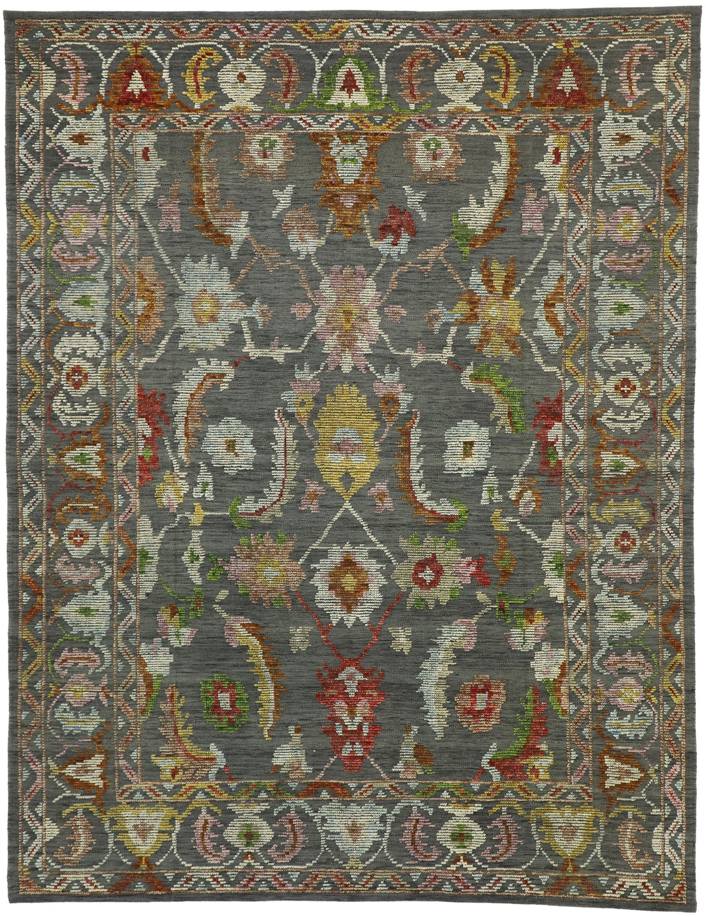 10 x 12 Contemporary Oushak Souf Rug 30515