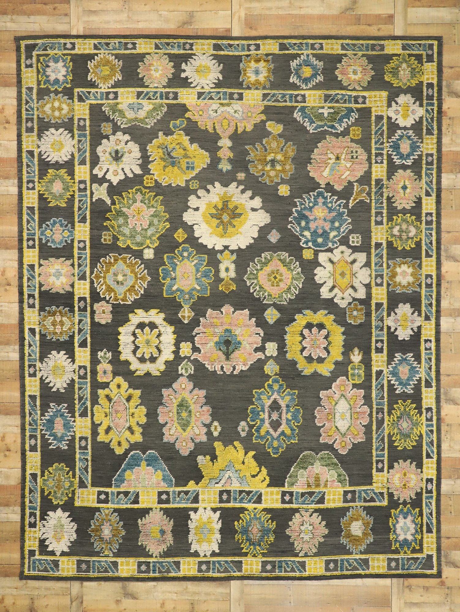 11 x 14 Oushak High-Low Rug 30517