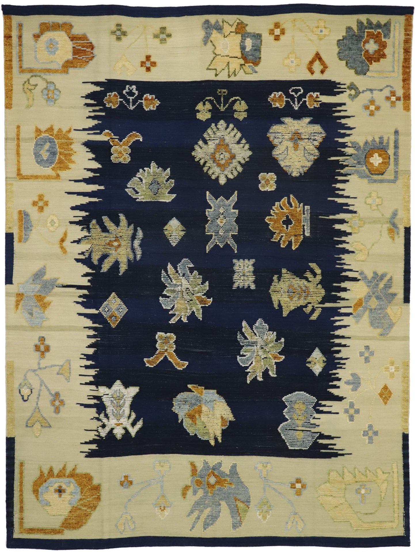 10 x 13 Oushak High-Low Rug 30520