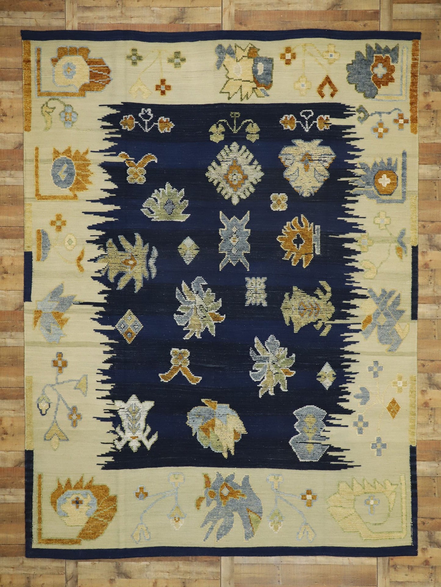 10 x 13 Oushak High-Low Rug 30520