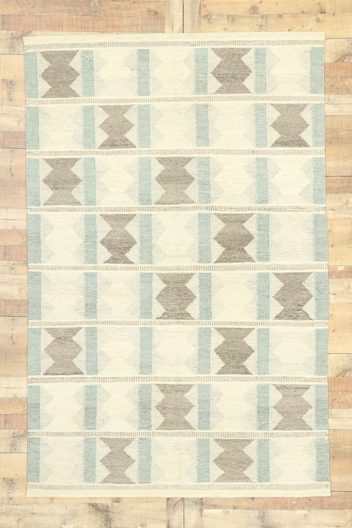 5 x 8 Contemporary Swedish Inspired Kilim Rug 30526