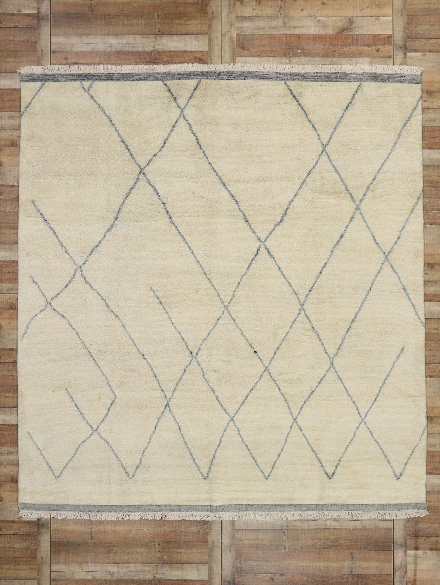 9 x 10 Modern Moroccan Rug 30530