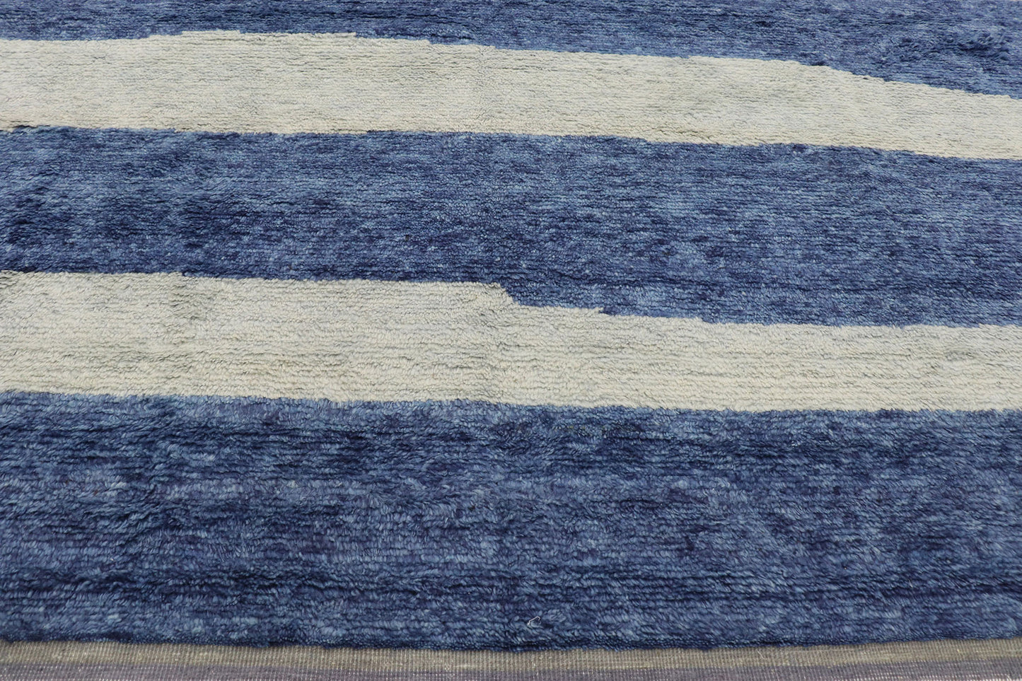 9 x 13 Blue Abstract Moroccan Rug 30542