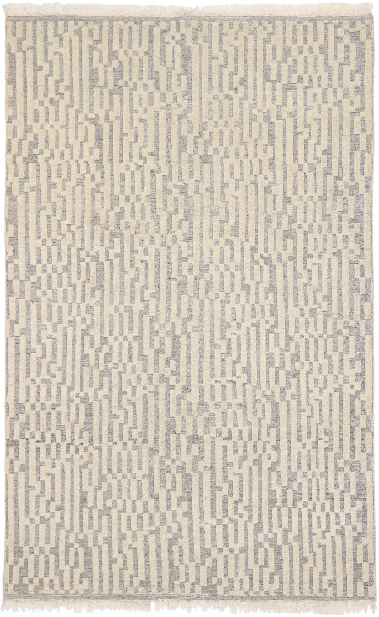 6 x 9 Contemporary Moroccan Kilim Souf Rug 30560