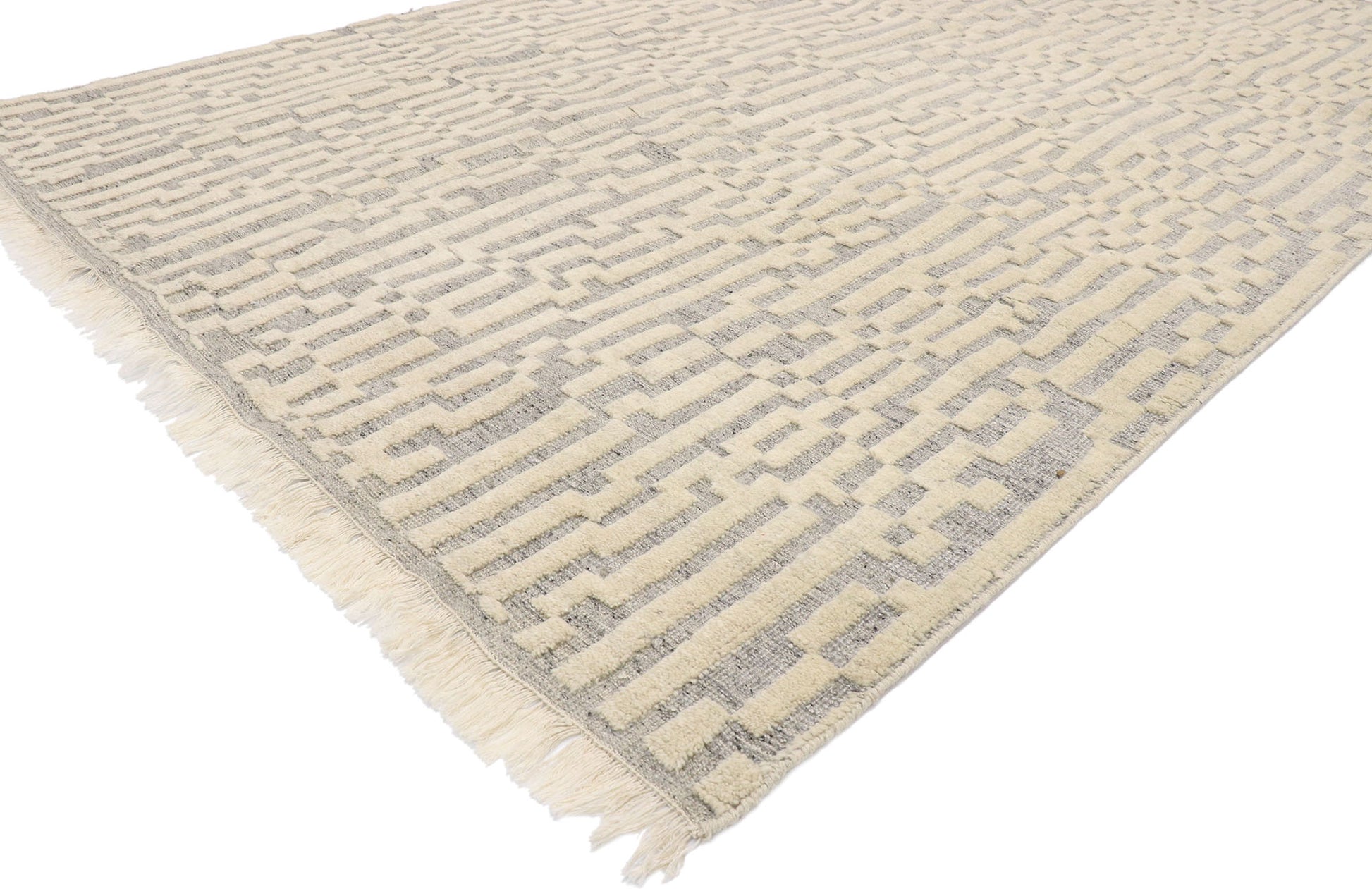 6 x 9 Contemporary Moroccan Kilim Souf Rug 30560