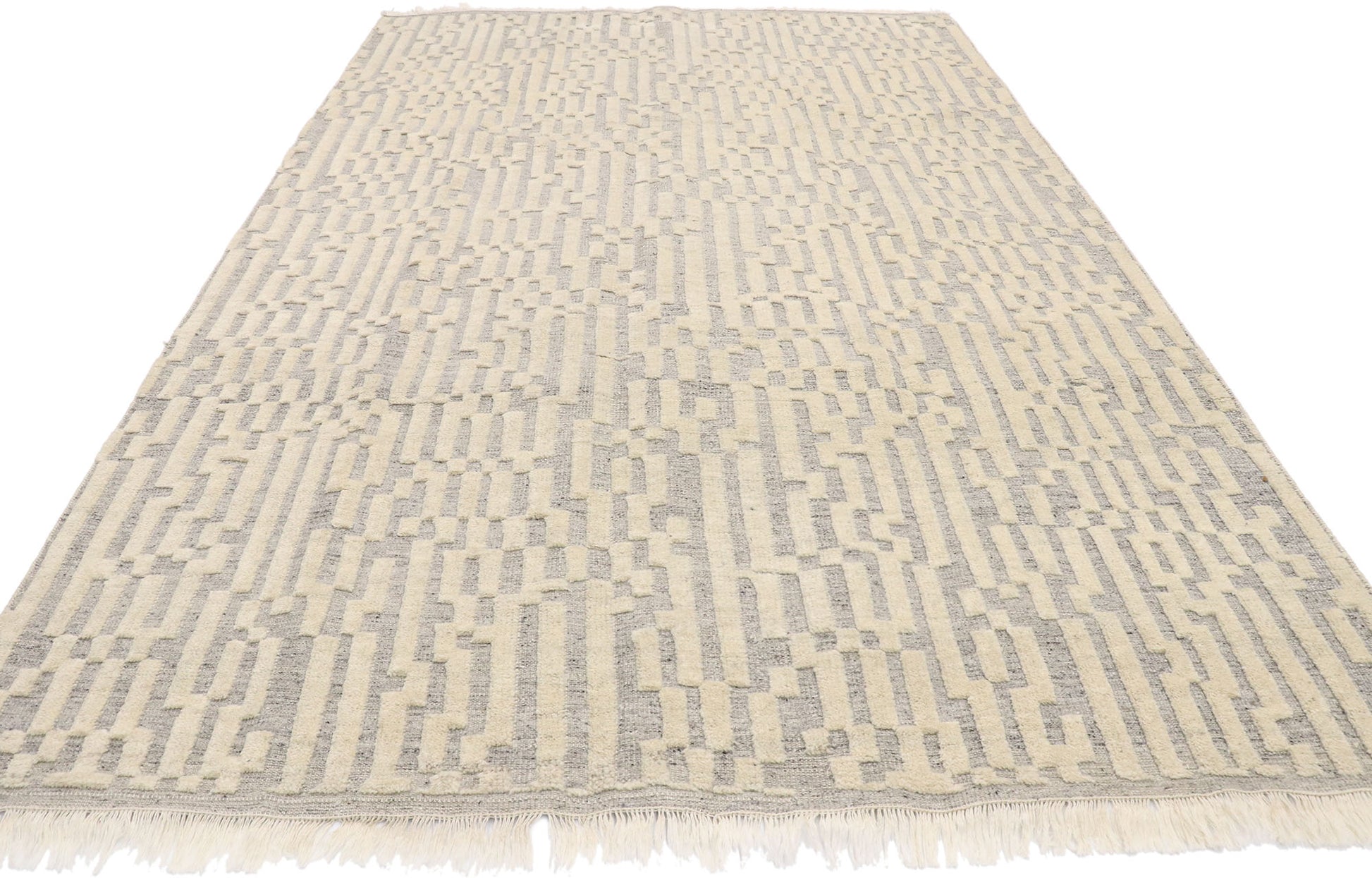 6 x 9 Contemporary Moroccan Kilim Souf Rug 30560