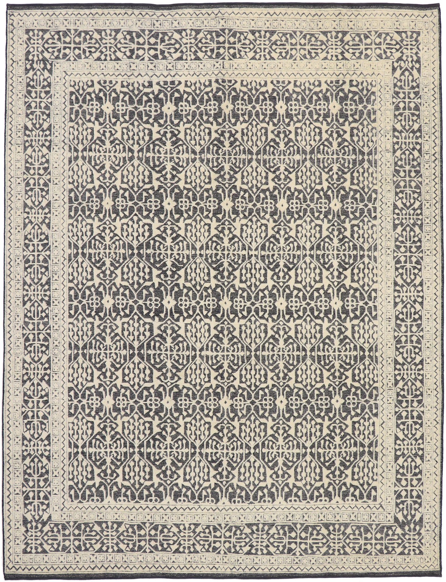 9 x 12 Contemporary Moroccan Souf Rug 30578