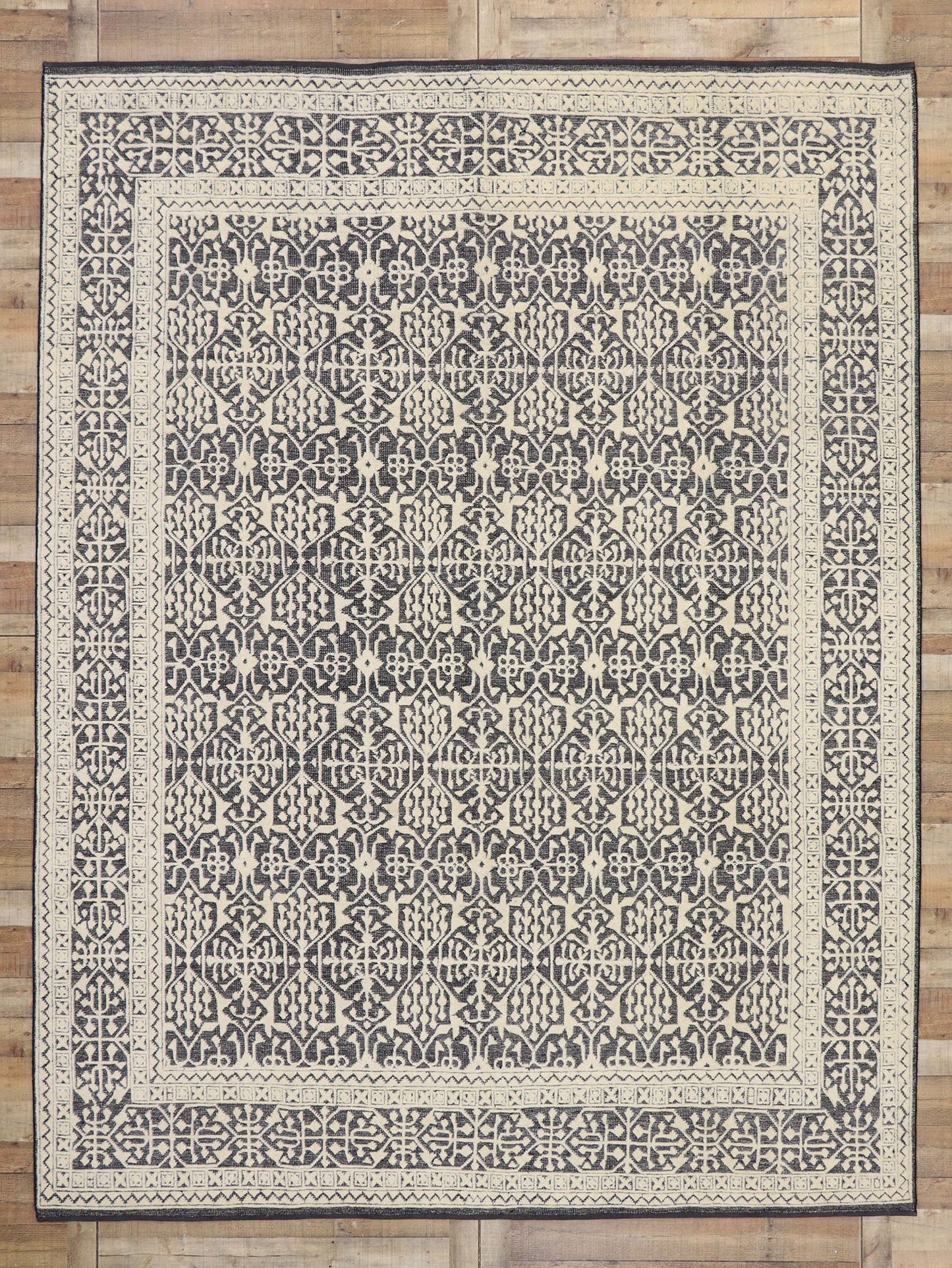9 x 12 Contemporary Moroccan Souf Rug 30578