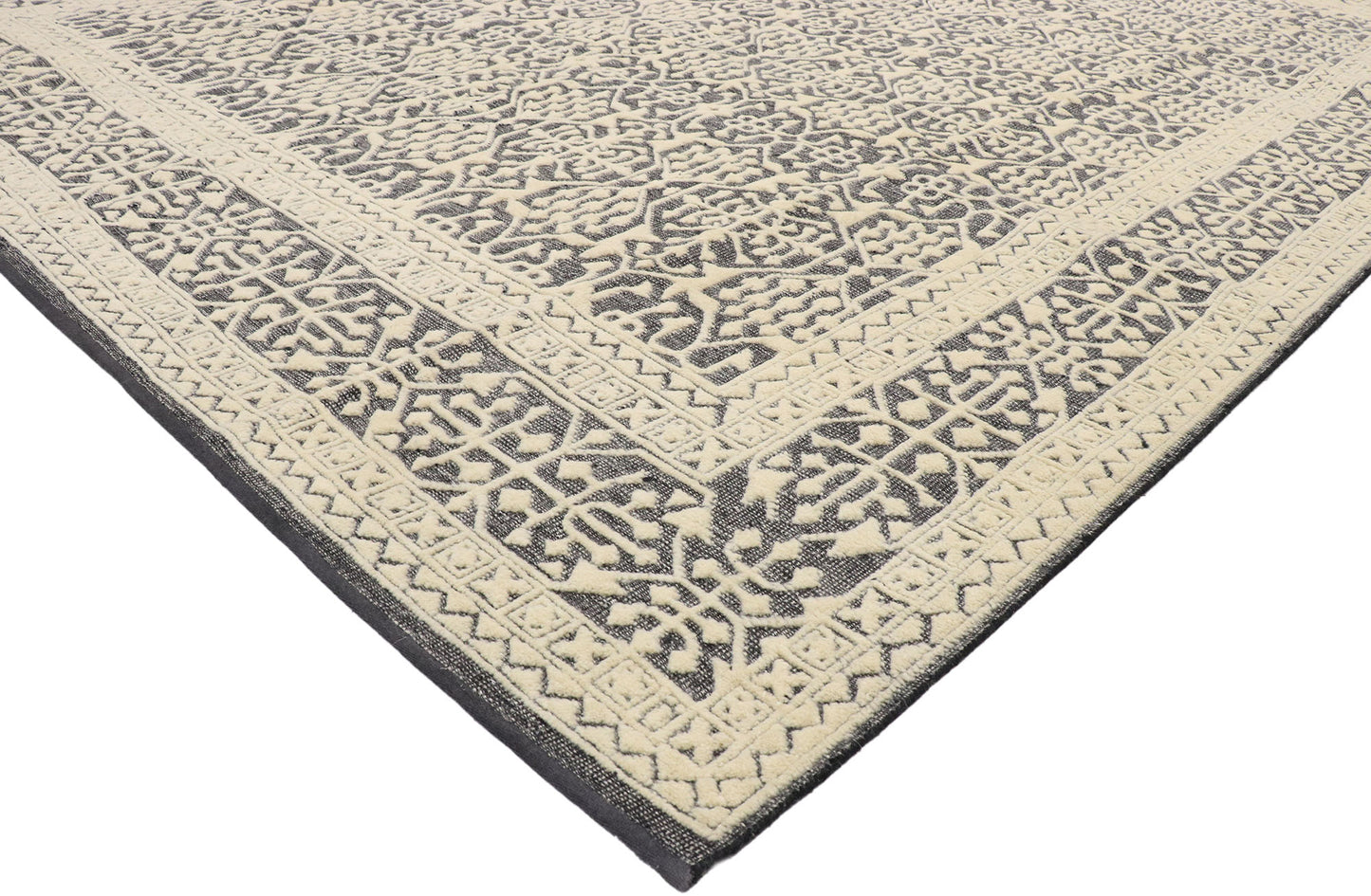 9 x 12 Contemporary Moroccan Souf Rug 30578