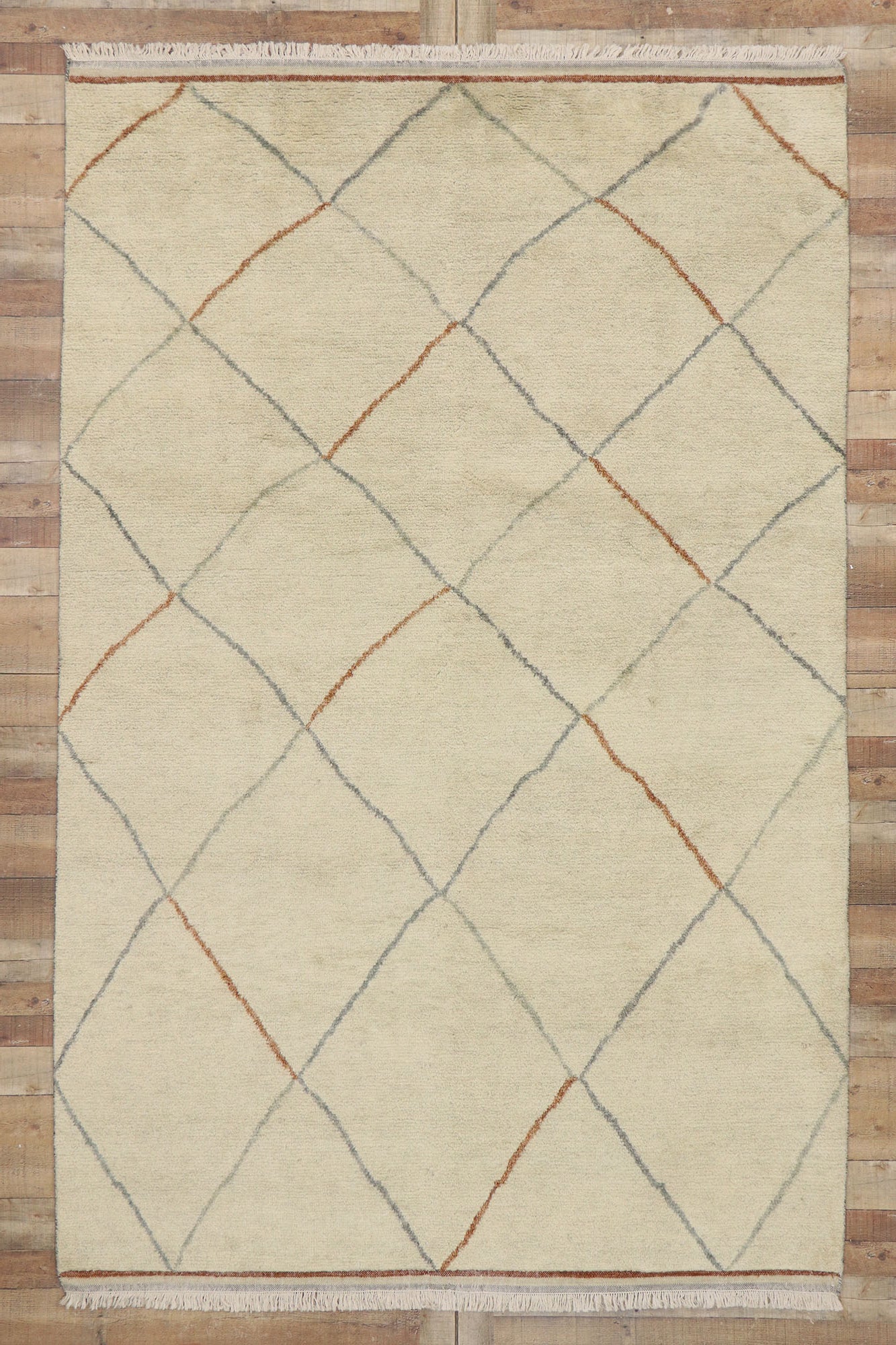 7 x 11 Organic Modern Moroccan Rug 30588