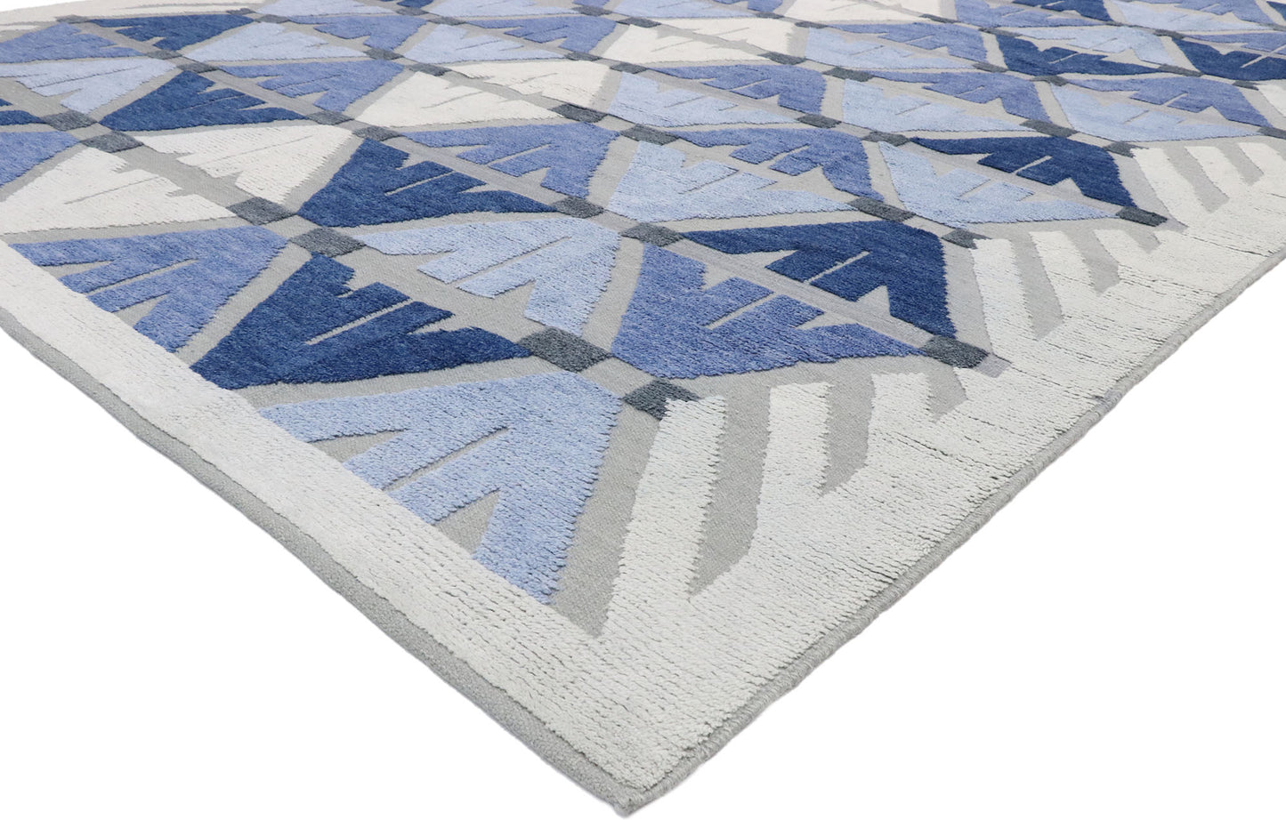 9 x 12 Geometric High-Low Rug 30589