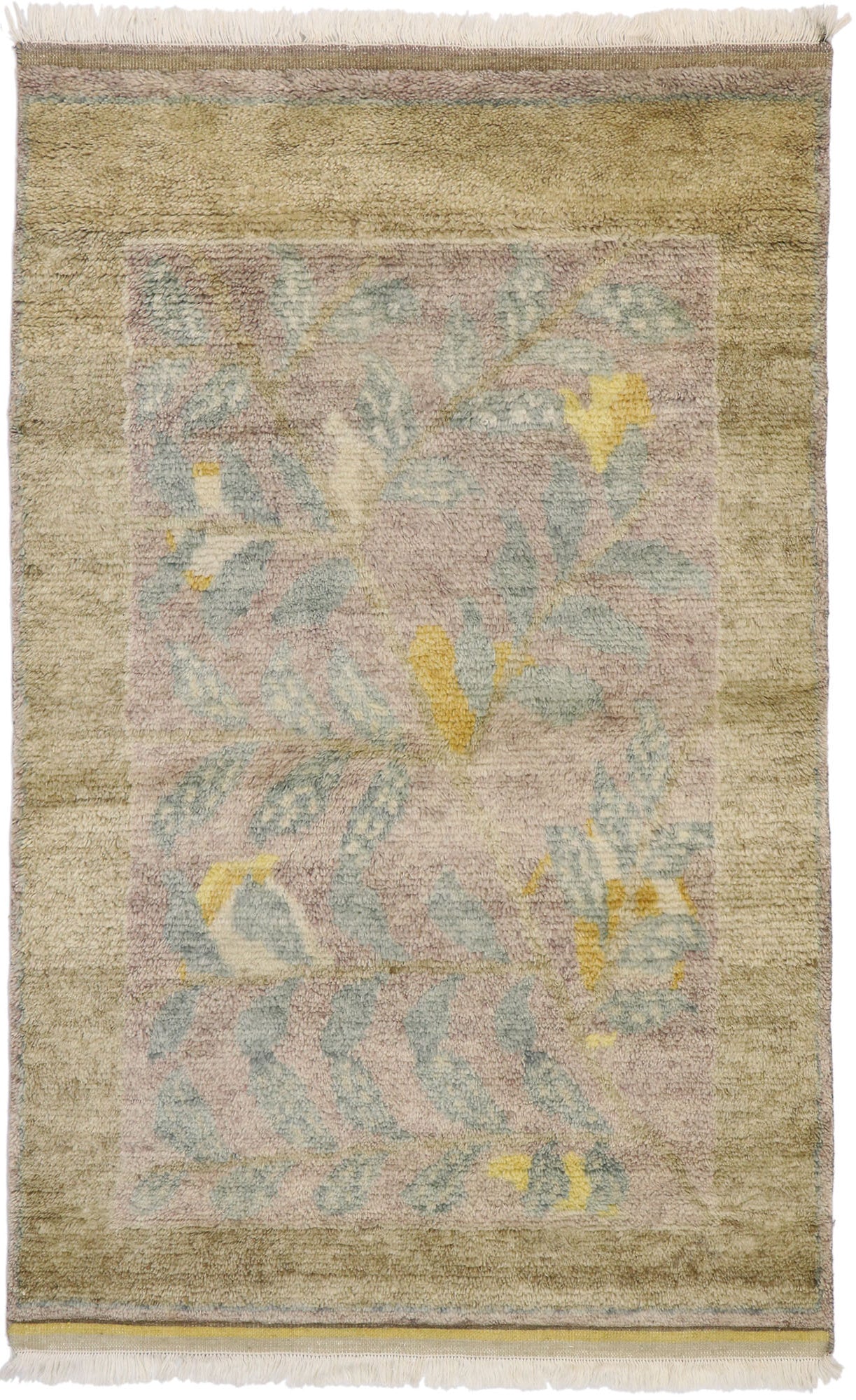 4 x 7 Organic Modern Biophilic Moroccan Rug 30599