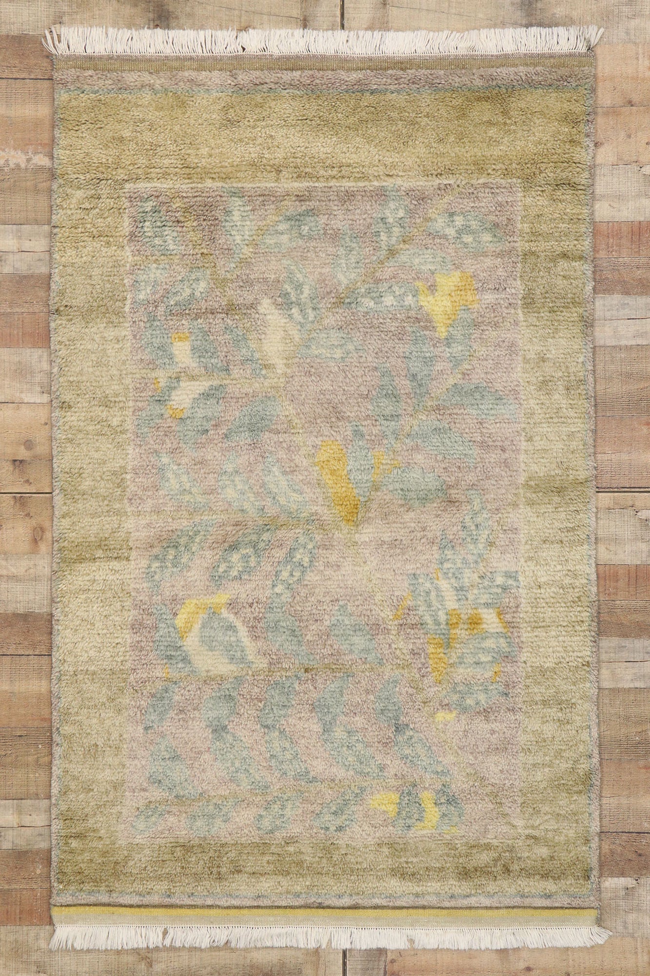 4 x 7 Organic Modern Biophilic Moroccan Rug 30599