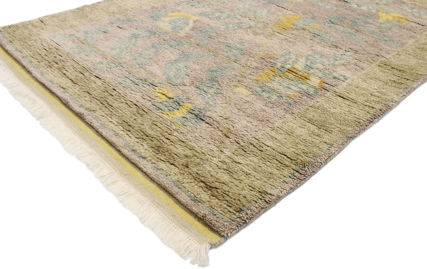 4 x 7 Organic Modern Biophilic Moroccan Rug 30599