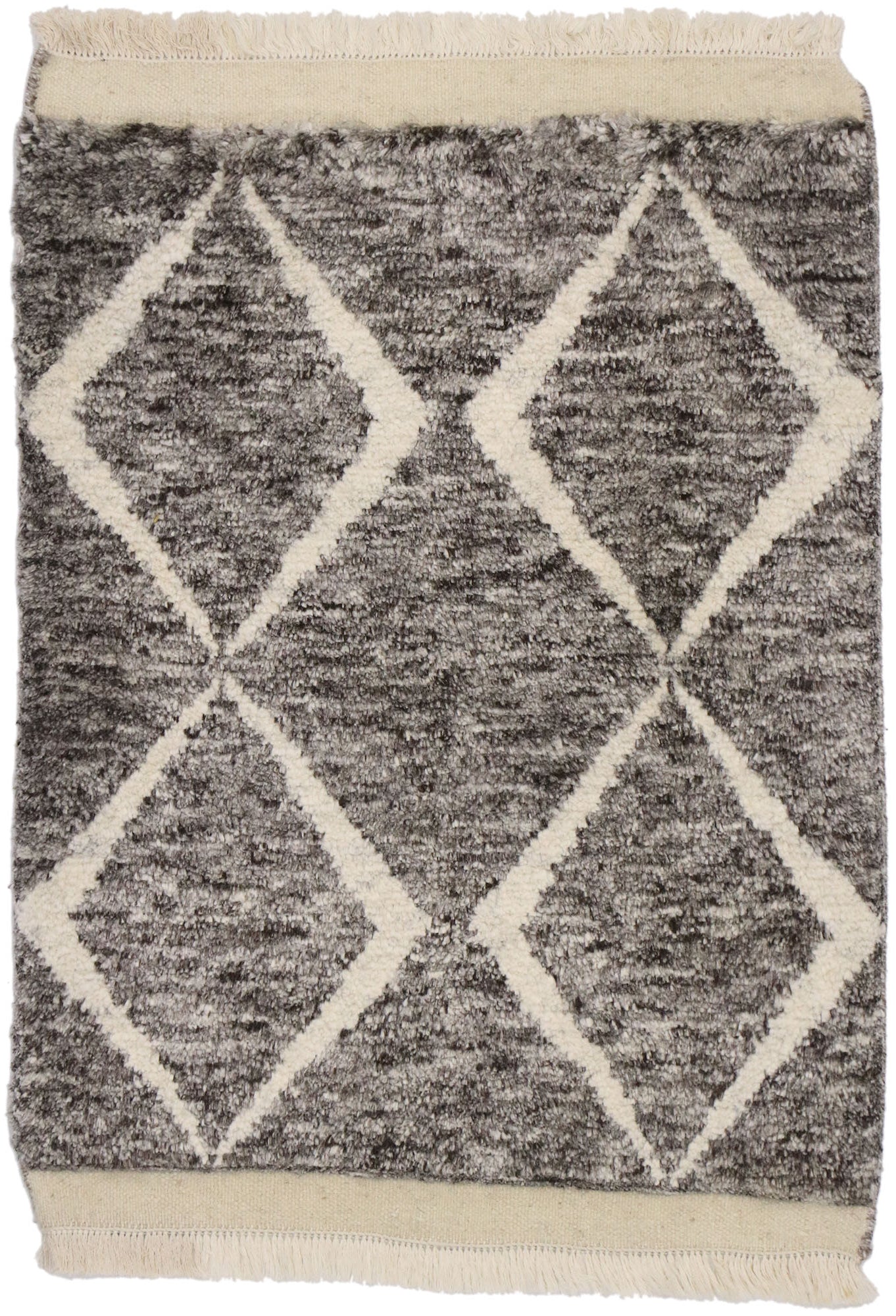 2 x 3 Small Earth-Tone Moroccan Rug 30605