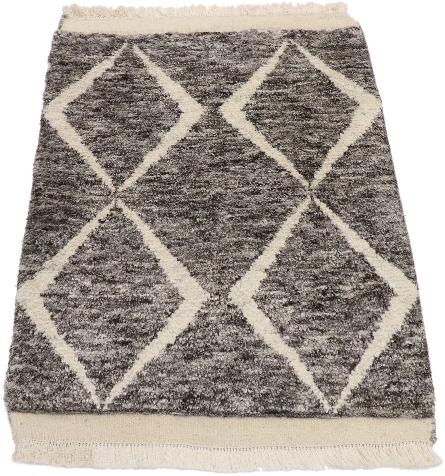 2 x 3 Small Earth-Tone Moroccan Rug 30605