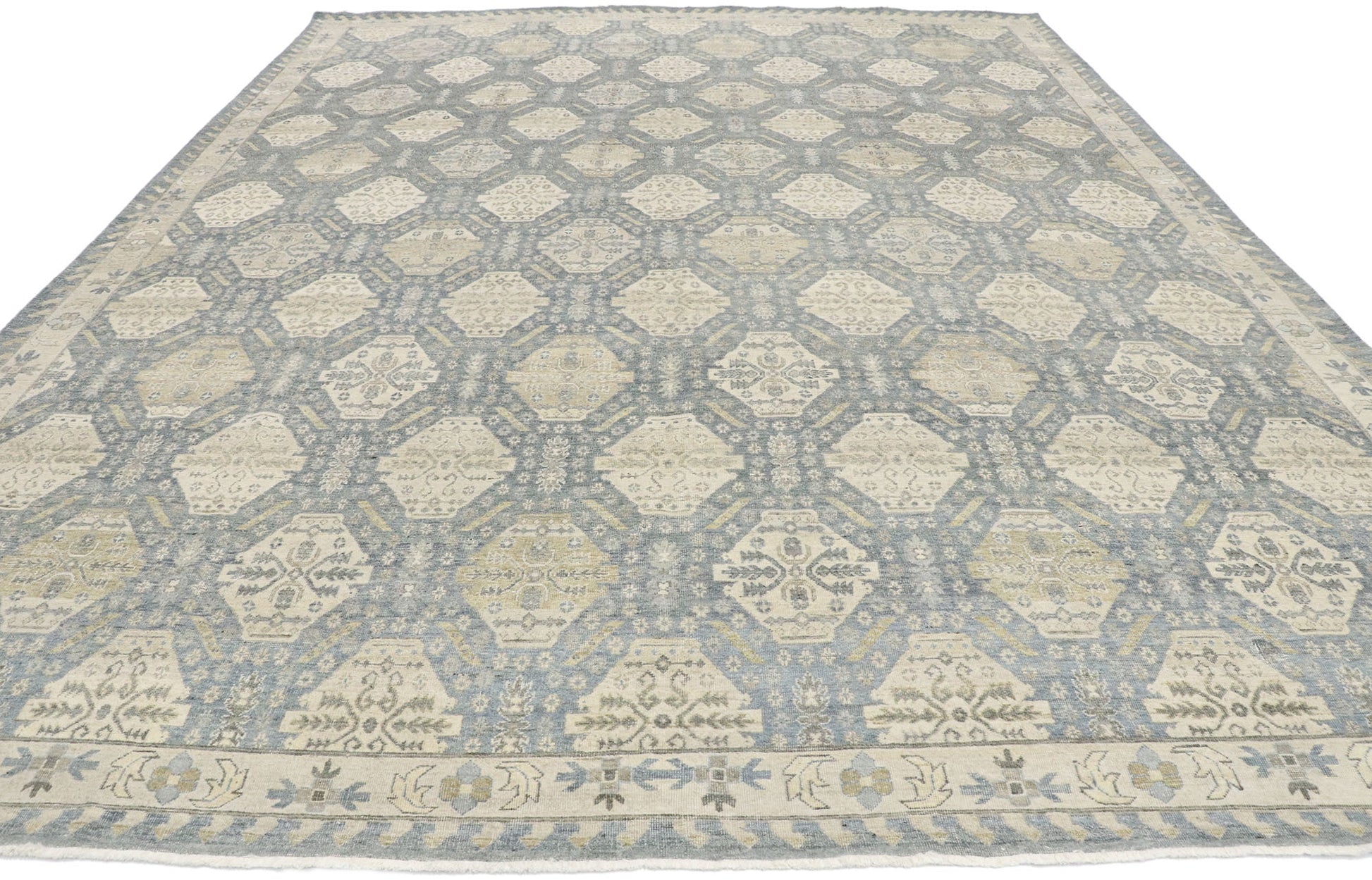 10 x 13 Vintage-Inspired Oushak Rug 30623