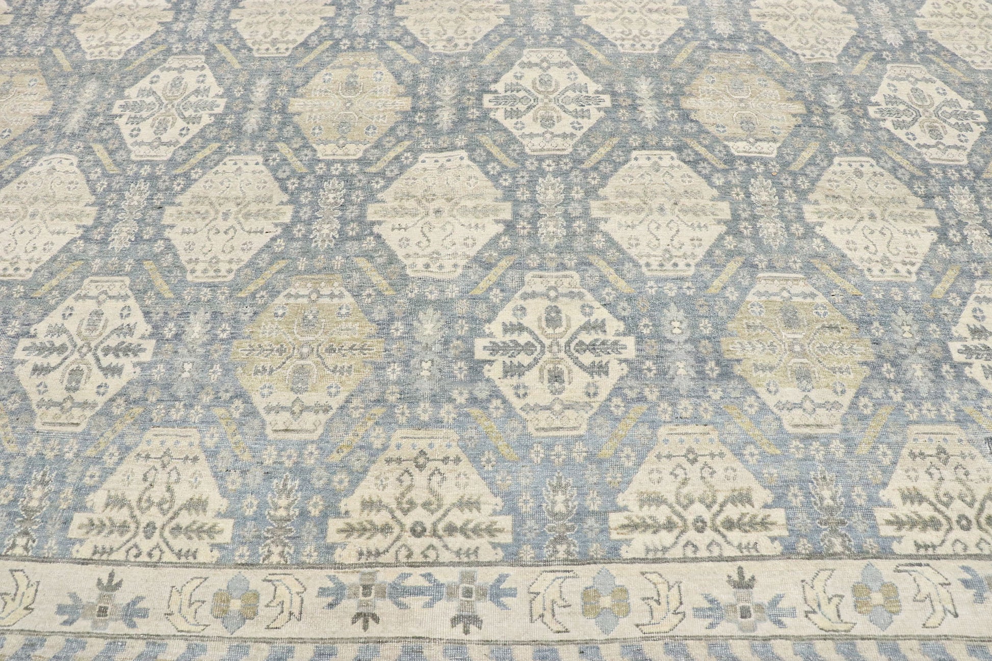 10 x 13 Vintage-Inspired Oushak Rug 30623