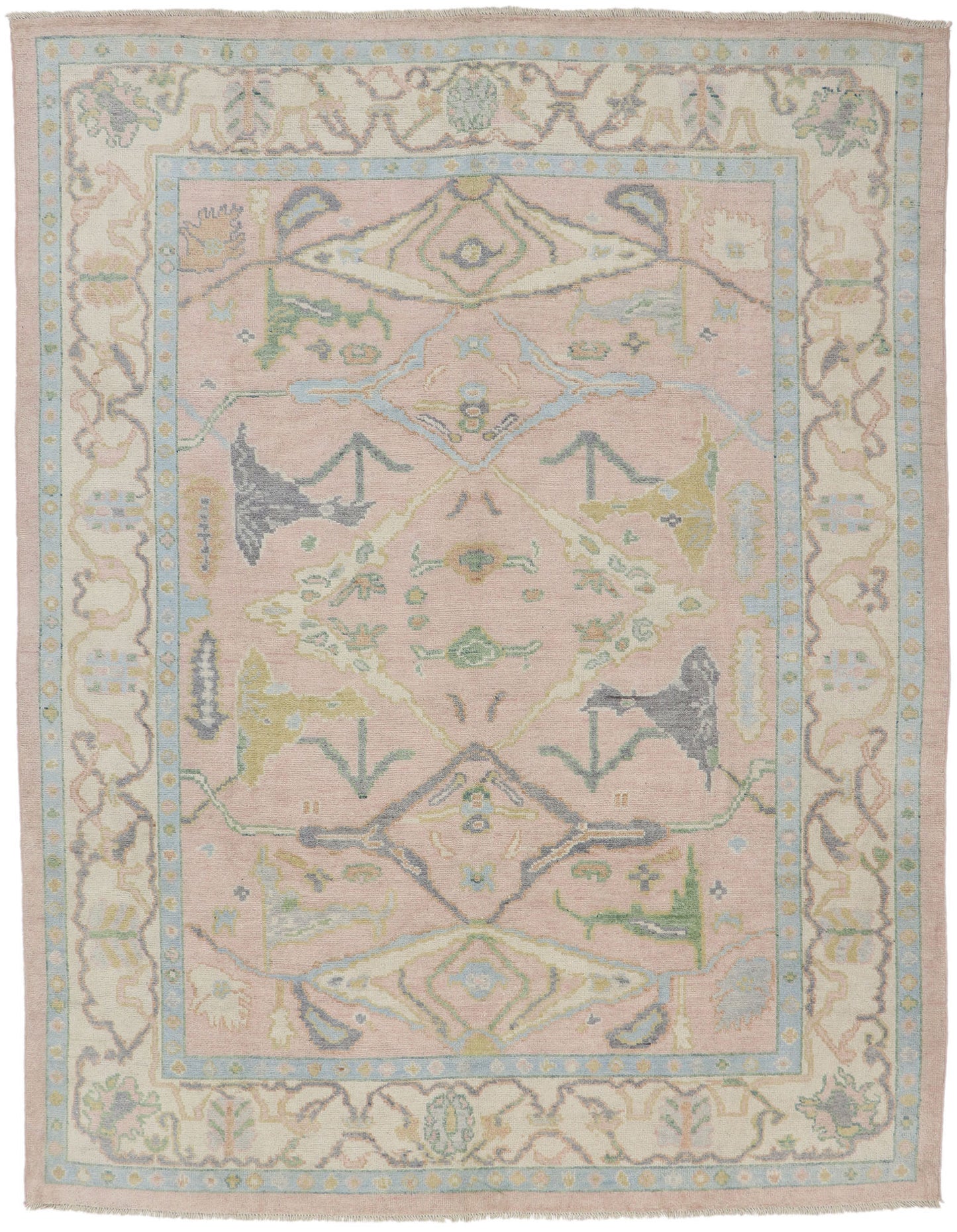 10 x 13 Contemporary Oushak Rug 80670