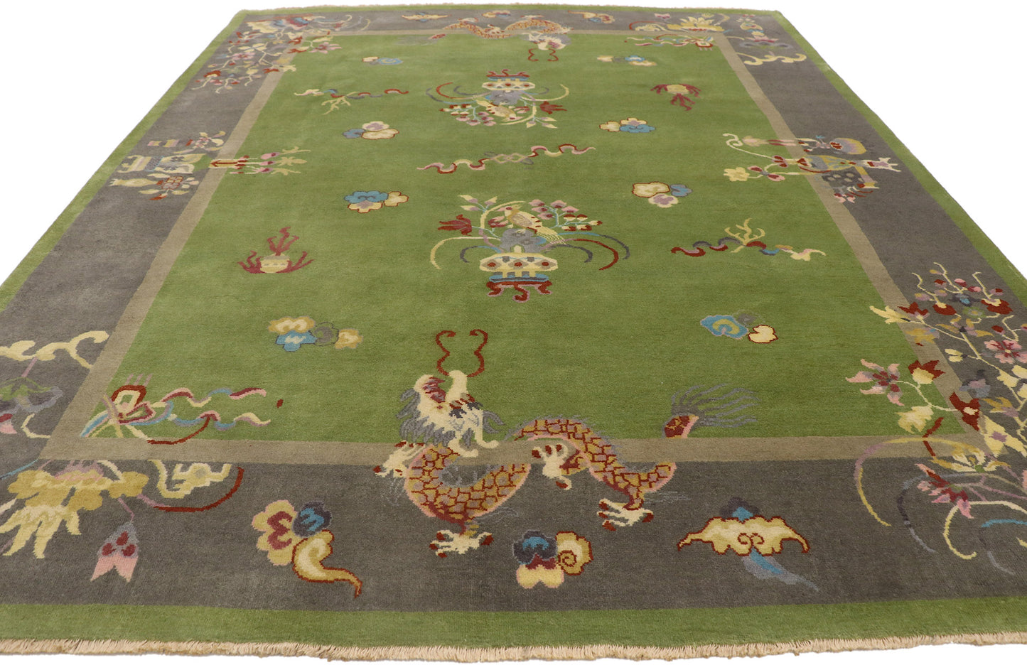 8 x 11 Contemporary Chinese Art Deco Rug 30670