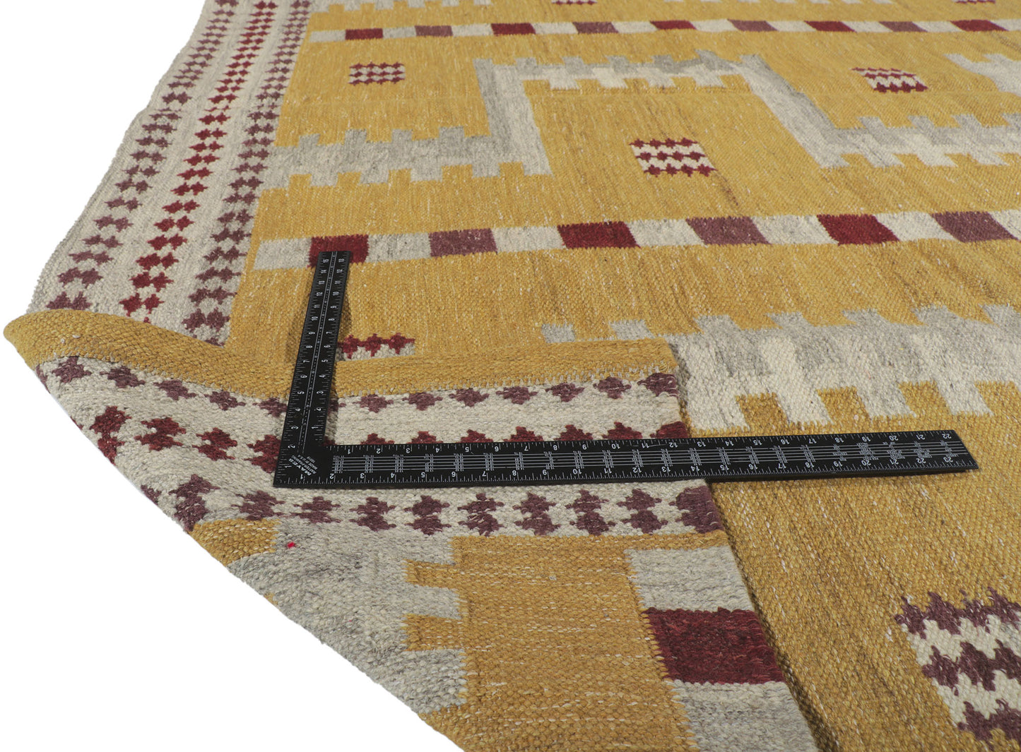 9 x 12 Scandinavian Modern Swedish Inspired Kilim Rug 30674