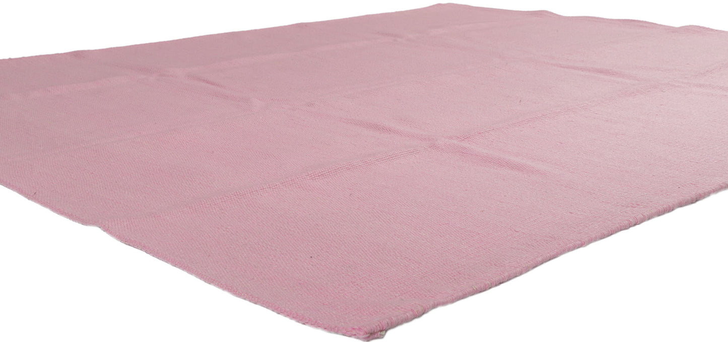 8 x 10 Swedish Inspired Pink Kilim Rug 30687