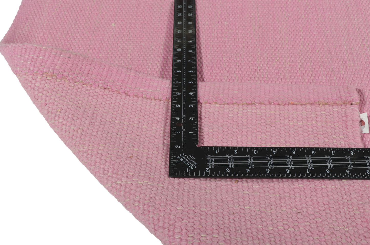 3 x 12 Swedish Inspired Pink Kilim Rug 30691