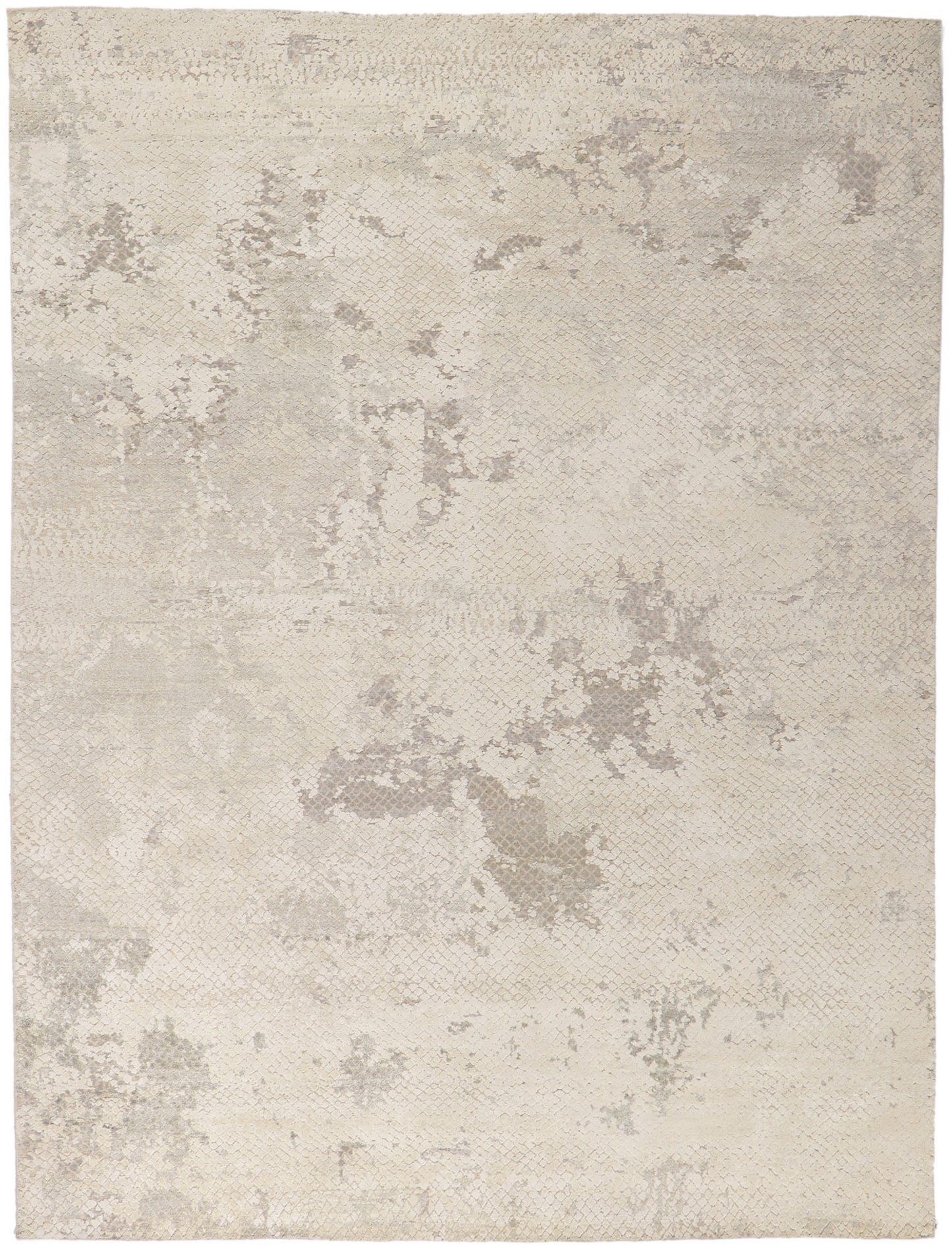 9 x 12 Contemporary Distressed Rug 30708