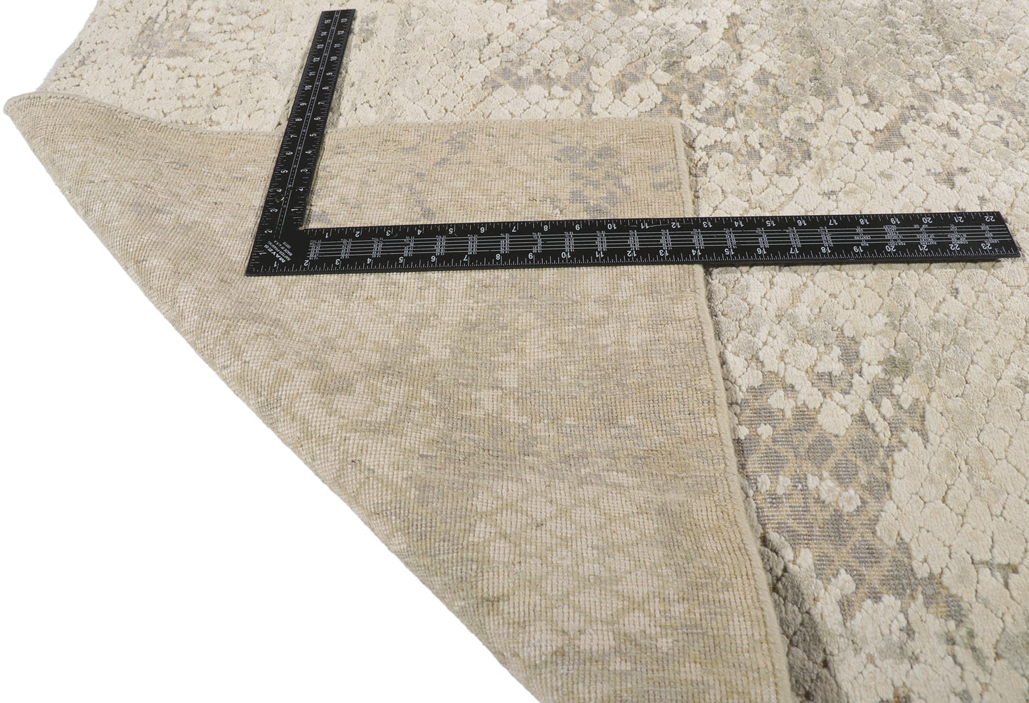 9 x 12 Contemporary Distressed Rug 30708