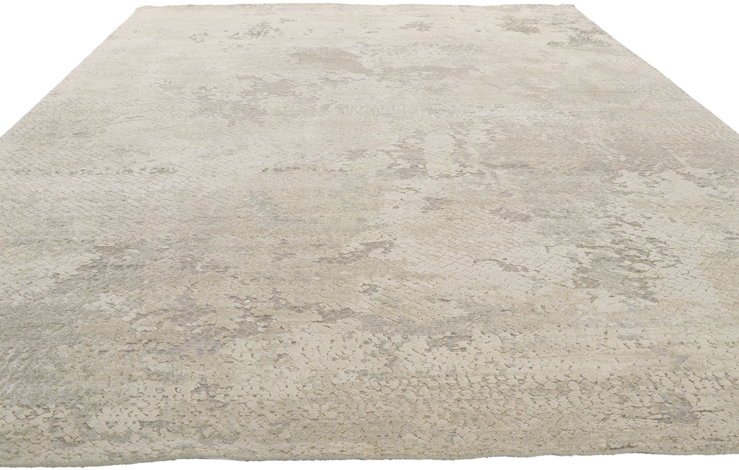 9 x 12 Contemporary Distressed Rug 30708