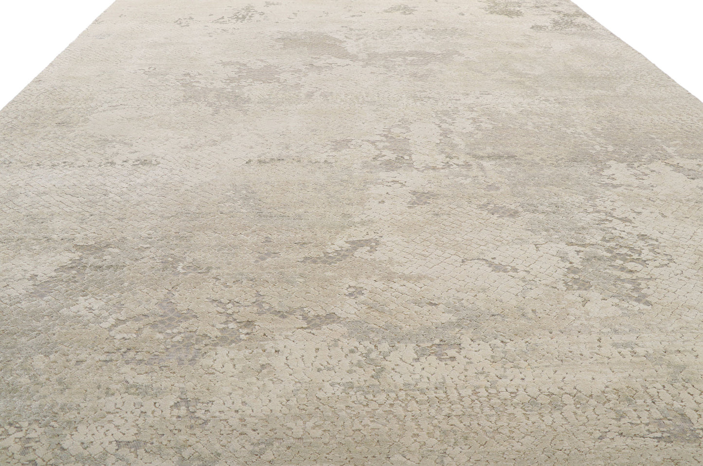 9 x 12 Contemporary Distressed Rug 30708