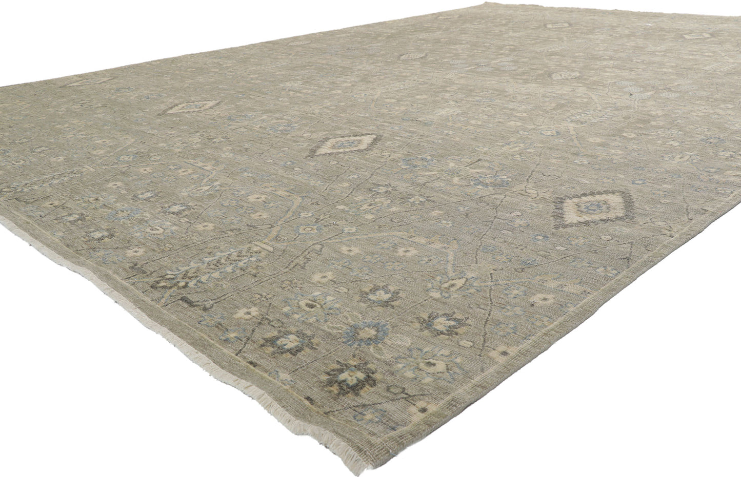 9 x 14 Vintage-Inspired Distressed Rug 30712