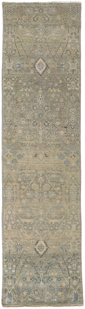3 x 10 Contemporary Oushak Runner 30724