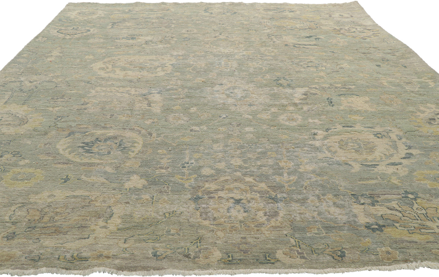 8 x 10 Vintage-Inspired Oushak Rug 30725