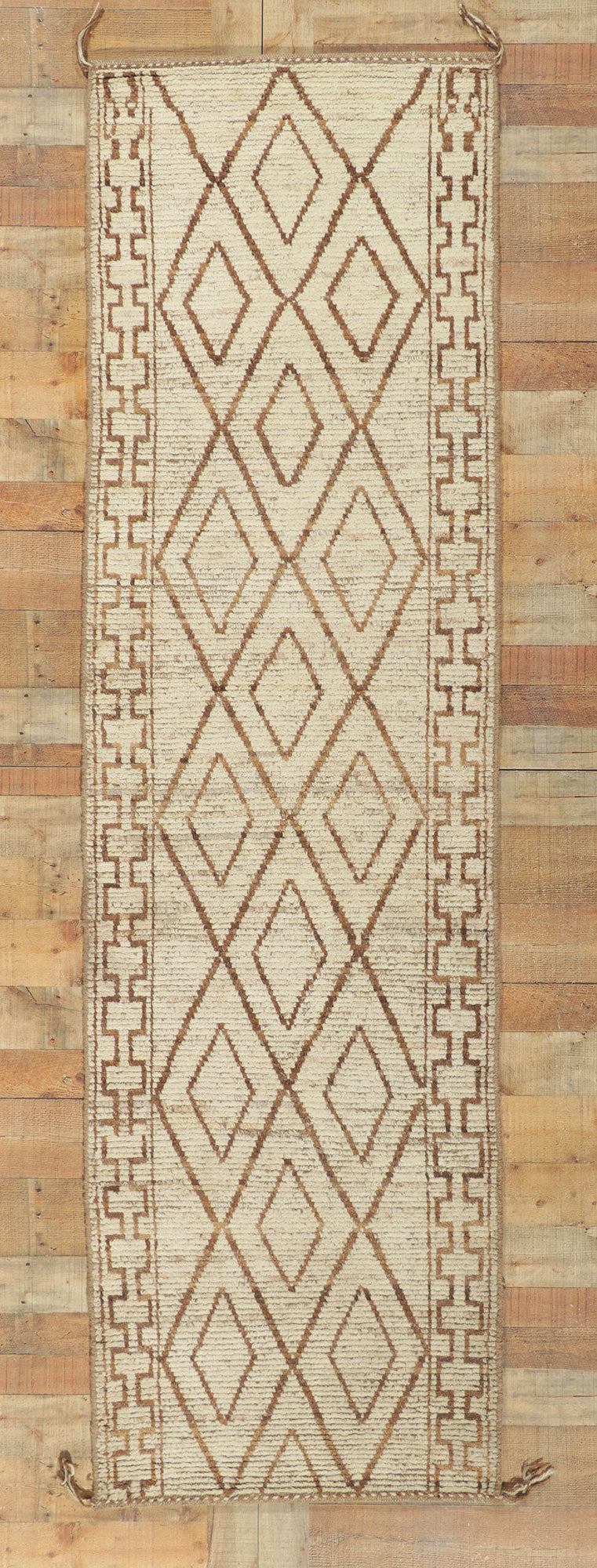 3 x 10 Earth-Tone Moroccan Runner 80768
