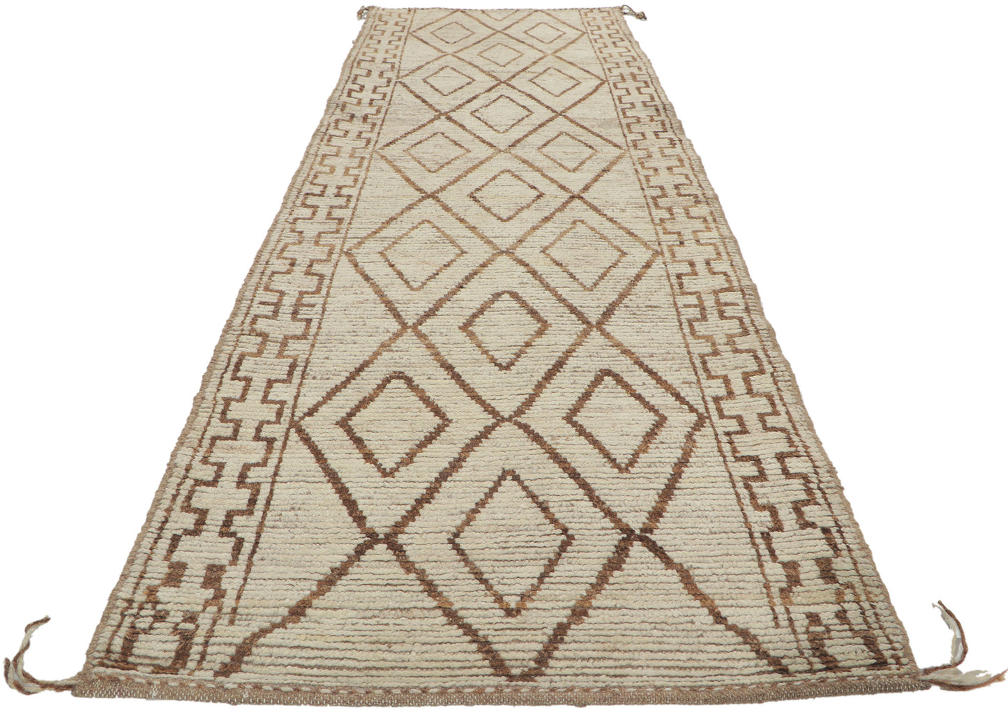 3 x 10 Earth-Tone Moroccan Runner 80768