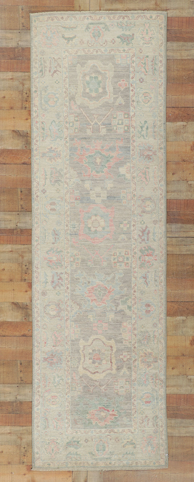 3 x 10 Vintage-Inspired Oushak Runner 80870