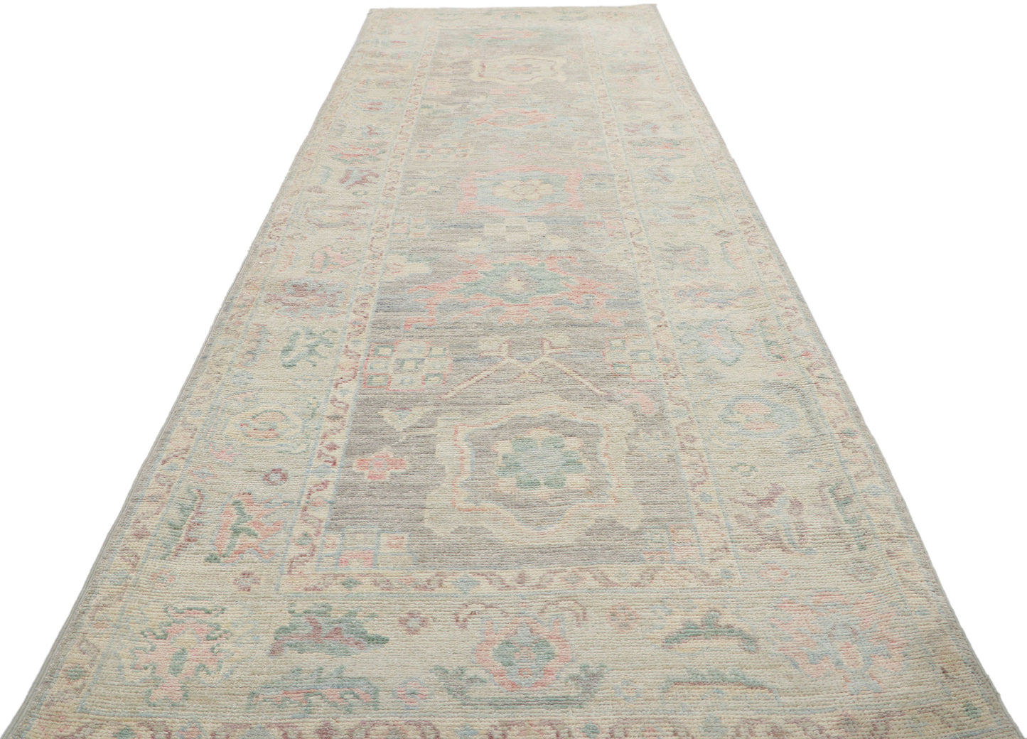 3 x 10 Vintage-Inspired Oushak Runner 80870