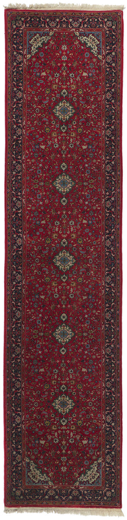 3 x 11 Vintage Chinese Wool and Silk Rug 78299