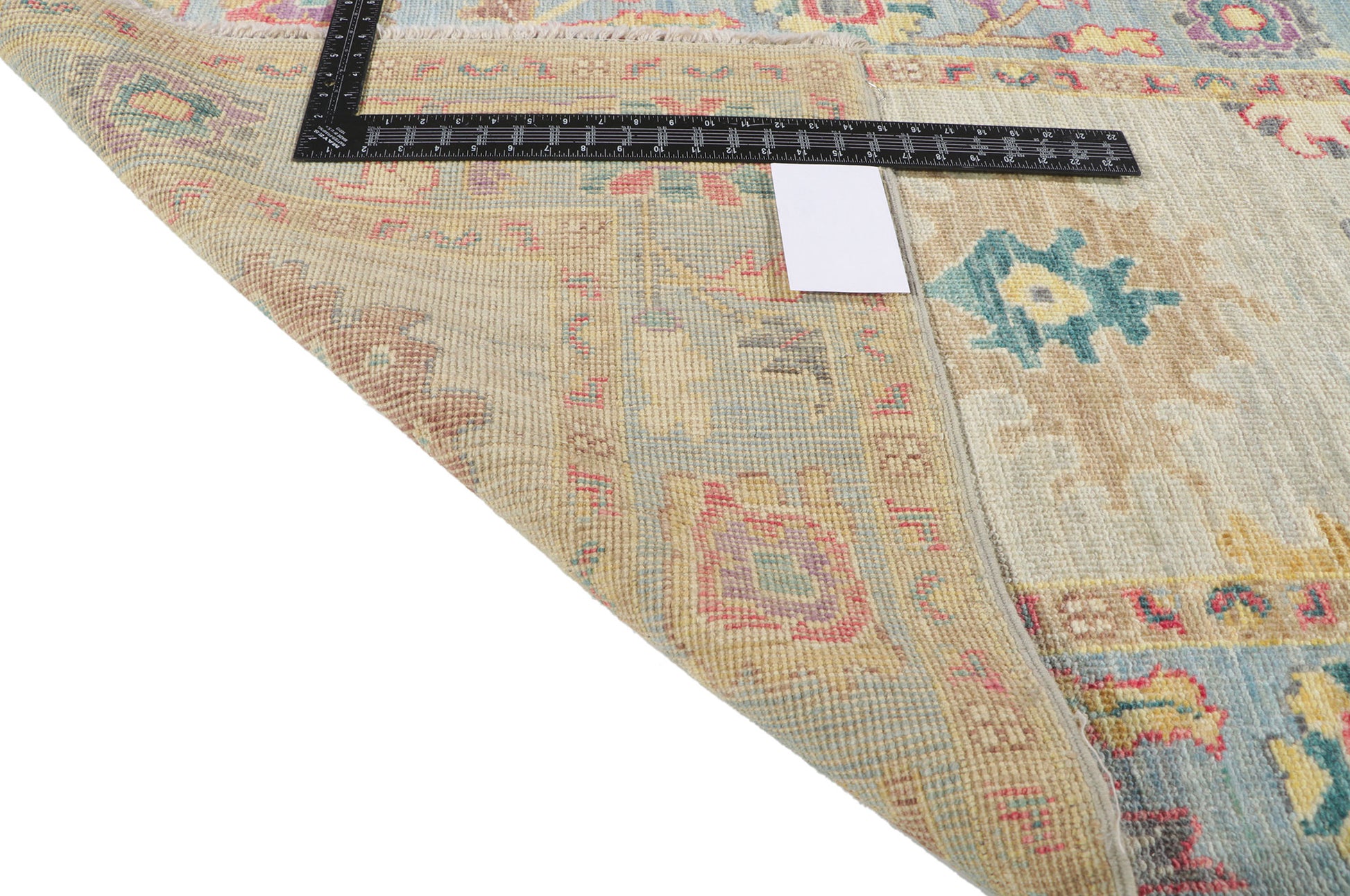 3 x 12 Colorful Oushak Runner 80964