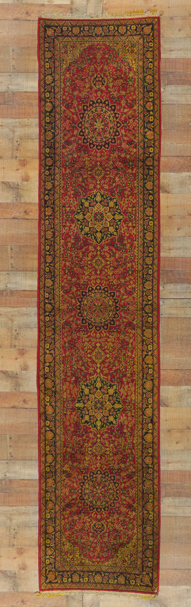 3 x 12 Vintage Turkish Runner 78346